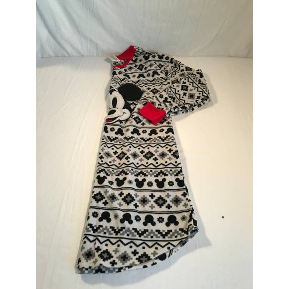 Disney Mickey Mouse Fleece Night Gown Lounge Dress - Picture 9 of 9